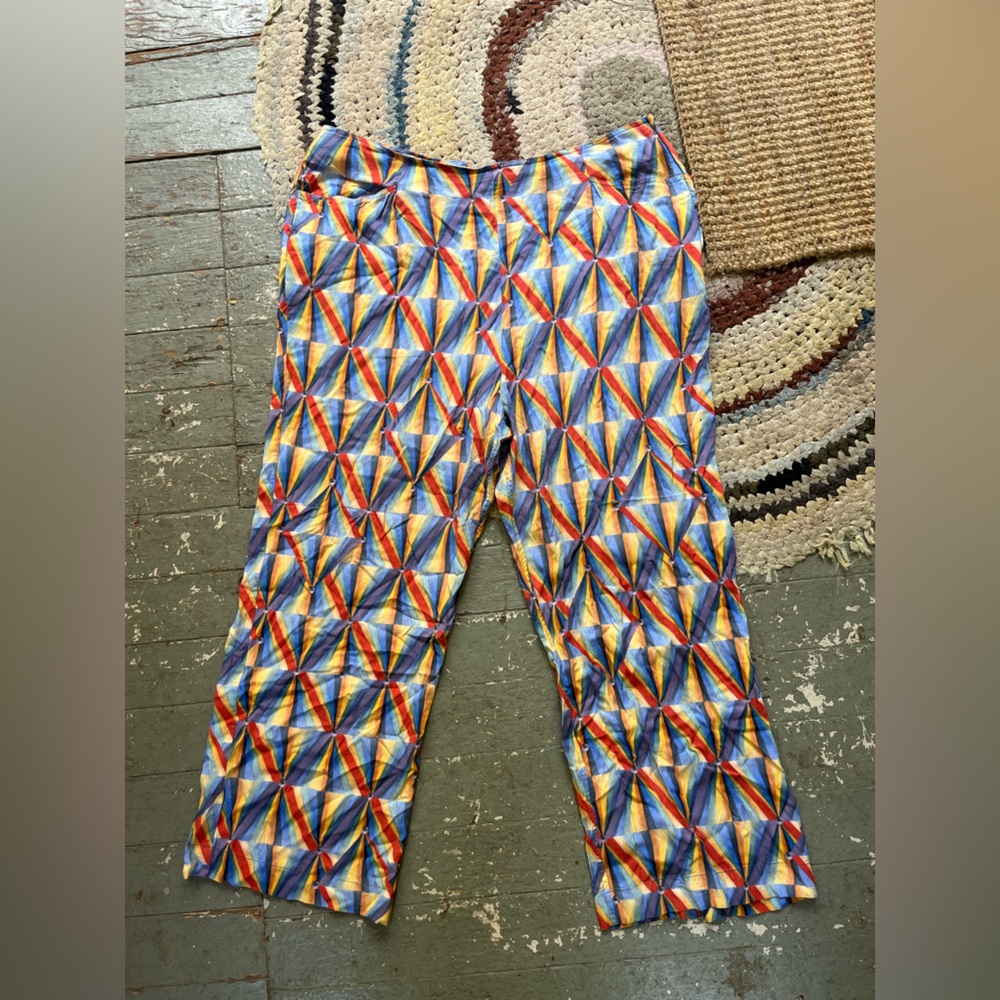 Samantha Pleet Multicolor Geometric Pants
